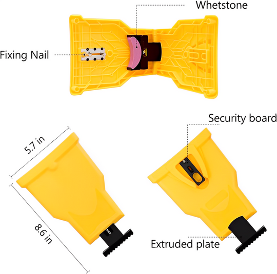 SawEdge | Kettensägenzahn-Schärfer – Effizient und einfach zu bedienen Decorique.de