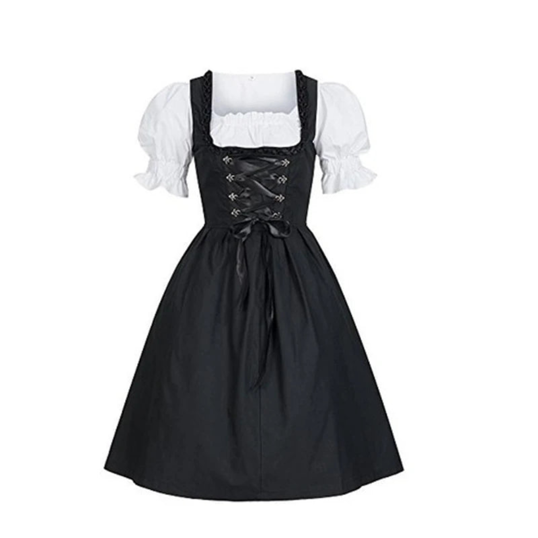 Schwarzperle | Damen-Dirndl – Elegant & Zeitlos Schwarz Decorique.de