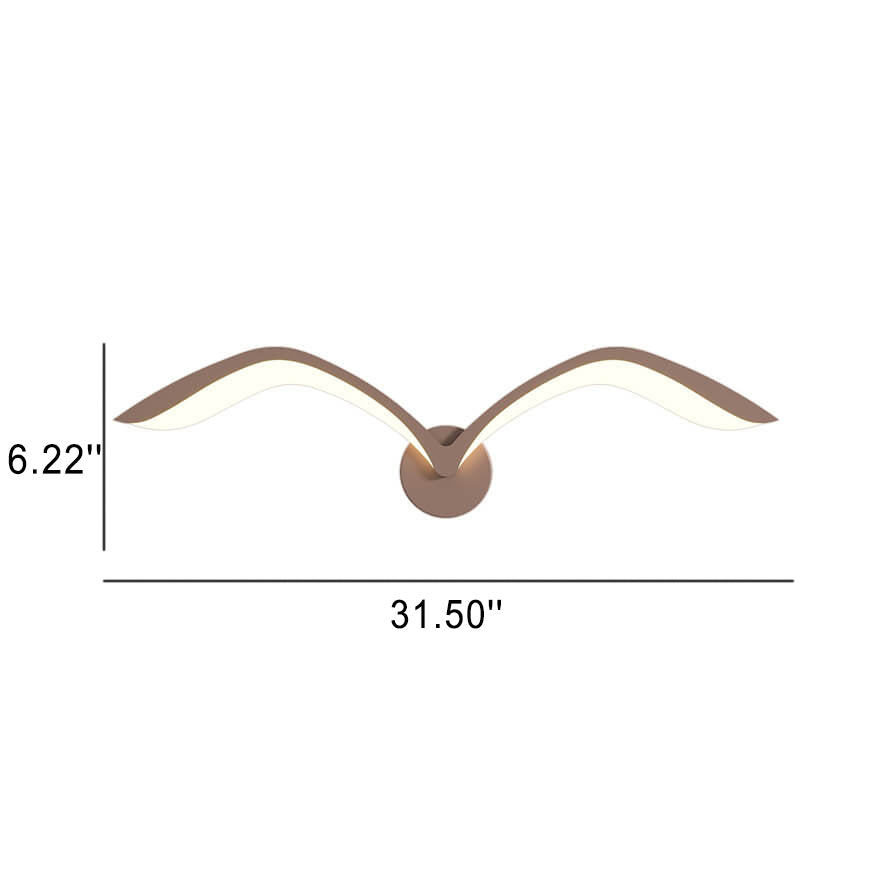 Seaglow | Nordic LED-Wandleuchte in Möwenform Decorique.de