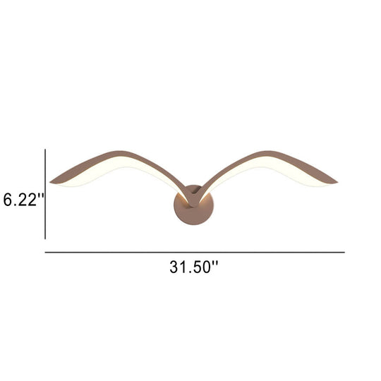 Seaglow | Nordic LED-Wandleuchte in Möwenform Decorique.de