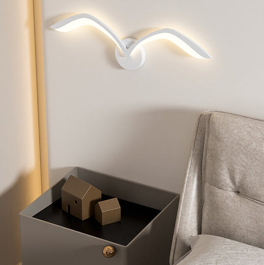 Seaglow | Nordic LED-Wandleuchte in Möwenform Decorique.de