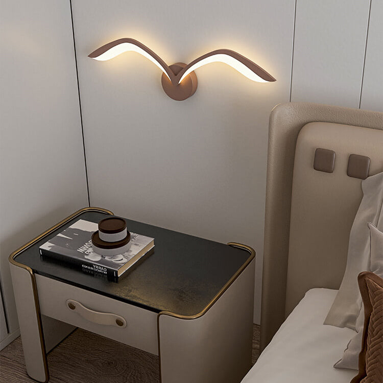 Seaglow | Nordic LED-Wandleuchte in Möwenform Decorique.de