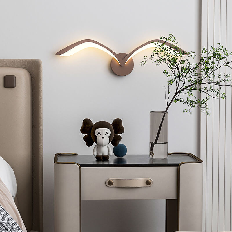 Seaglow | Nordic LED-Wandleuchte in Möwenform Decorique.de