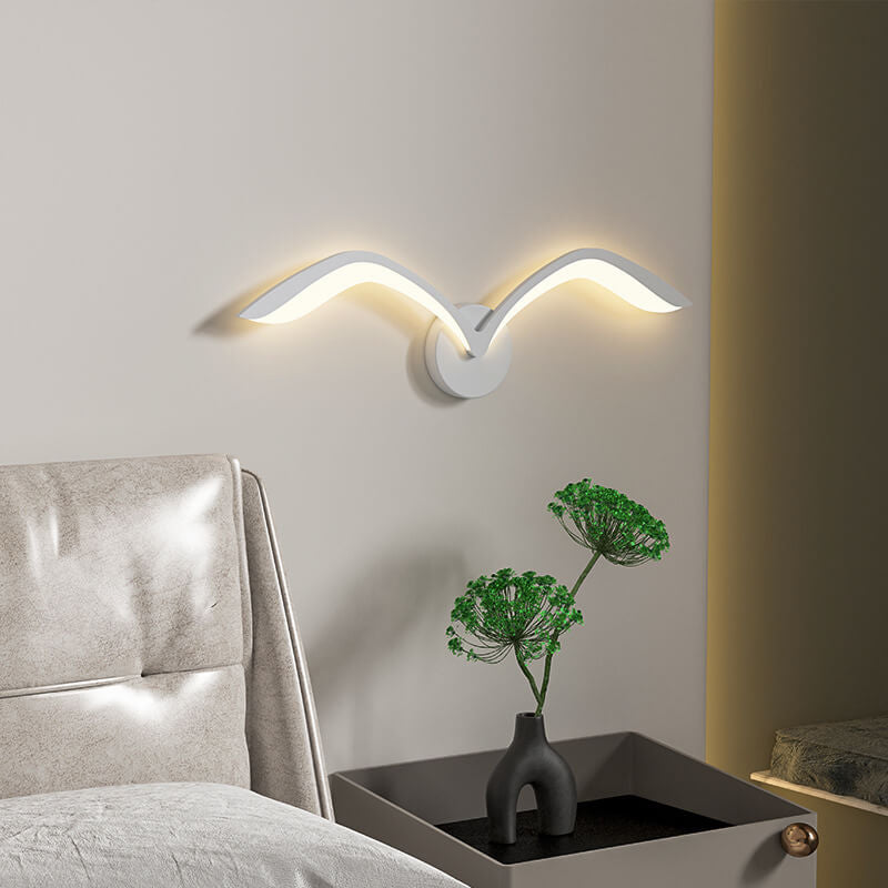 Seaglow | Nordic LED-Wandleuchte in Möwenform Decorique.de