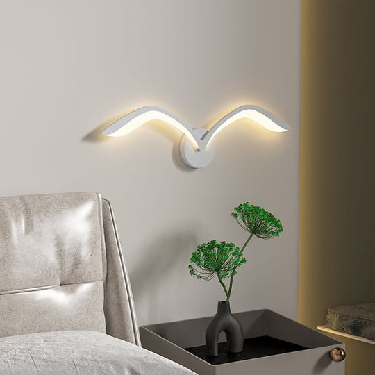 Seaglow | Nordic LED-Wandleuchte in Möwenform Decorique.de