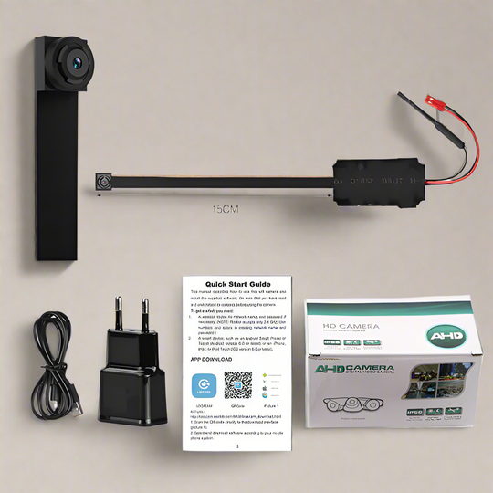 SecureVision | 4K Kamera - Kompakte Außenüberwachung Flachwinkelkamera Decorique.de