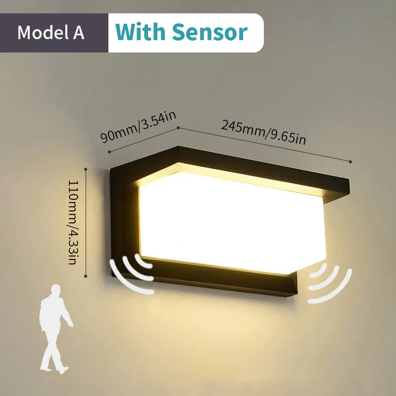 SenseGlow | Intelligente LED-Wandleuchte mit Bewegungssensor Radar-Sensor Decorique.de