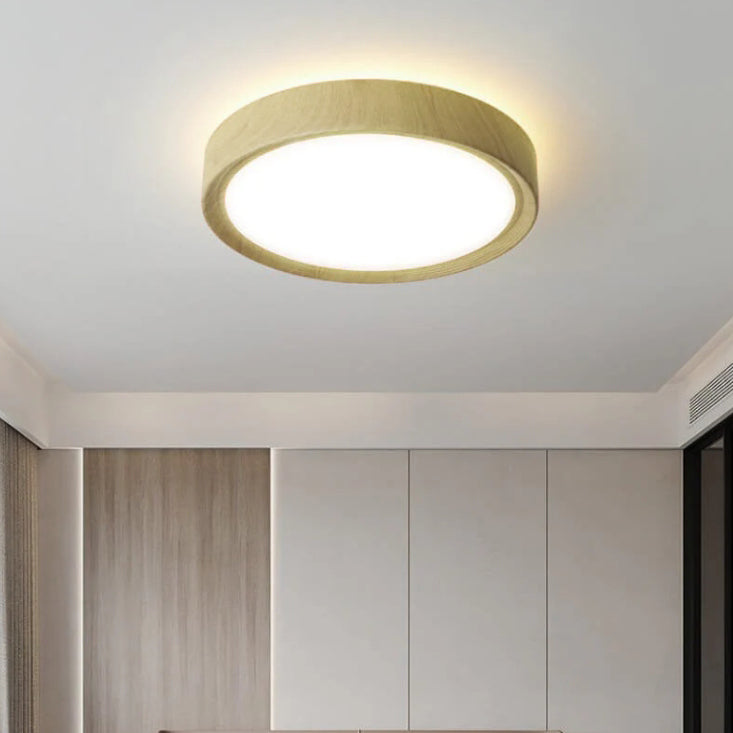 SereniWood | Dimmbares Holzdesign-Licht mit 3600lm Power Decorique.de