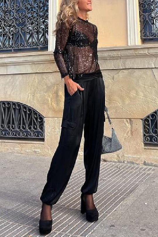 Serenya | Paillettenbluse – Glanz & Eleganz Decorique.de