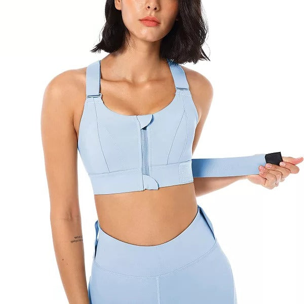 ShapeSecure | Alltagstauglicher High Support Sport-BH Blau Decorique.de
