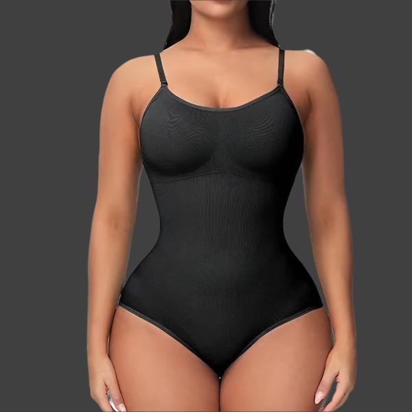 ShapeSuit | Eleganter formgebender Badeanzug für Damen Schwarz Decorique.de
