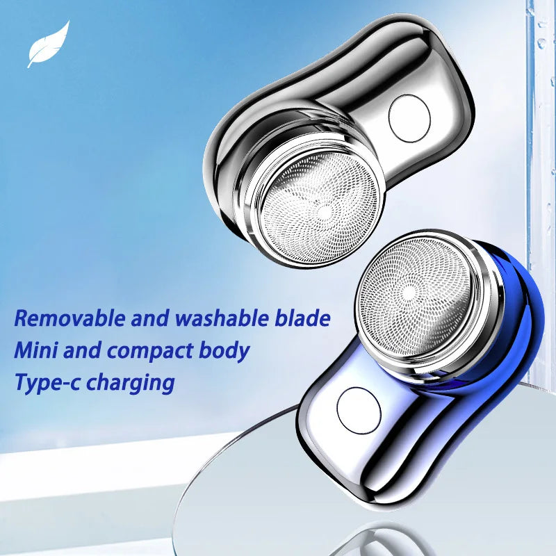 ShaveGo | Tragbarer USB Mini Elektrischer Rasierer Taschengröße Decorique.de