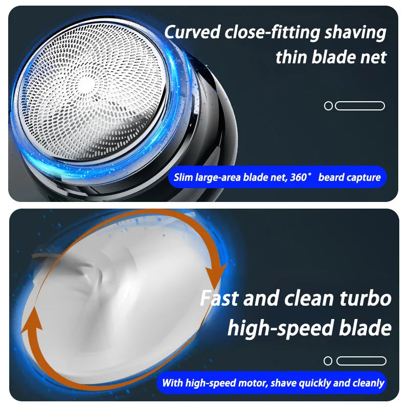 ShaveGo | Tragbarer USB Mini Elektrischer Rasierer Taschengröße Decorique.de