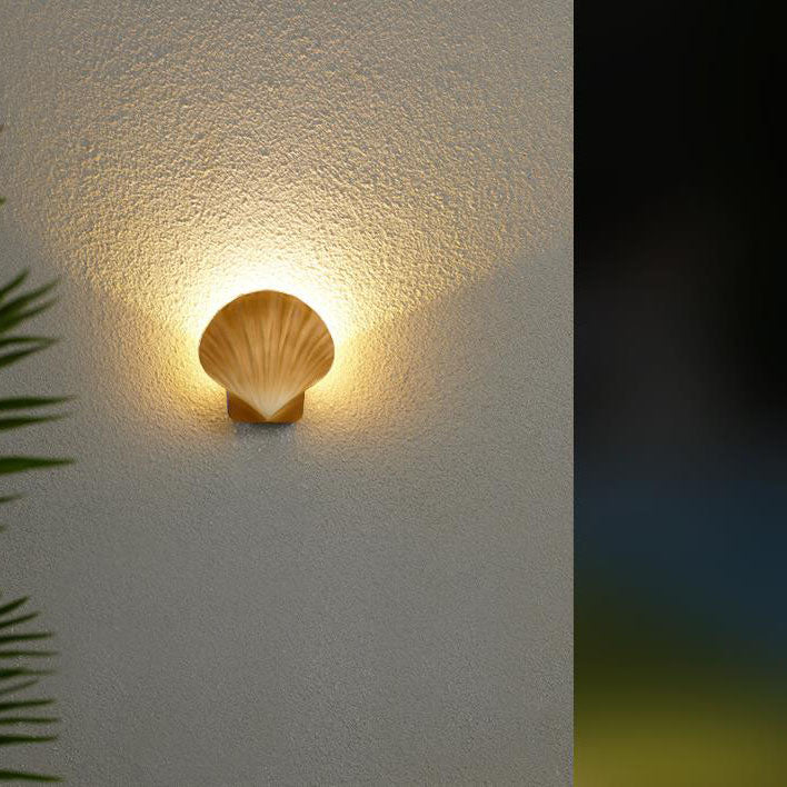 ShellaLux | Wasserdichte Wandbeleuchtung im modernen Stil Aprikose Decorique.de