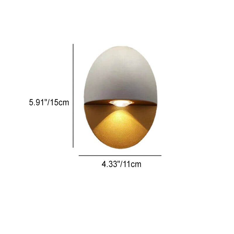 ShineLoop | Aluminium-Außenleuchte in Ovalform Decorique.de