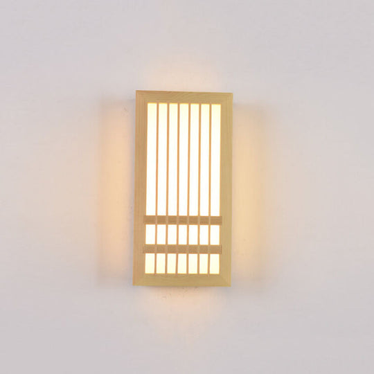 ShizuLight | Japanische LED-Wandleuchte aus Holz Decorique.de