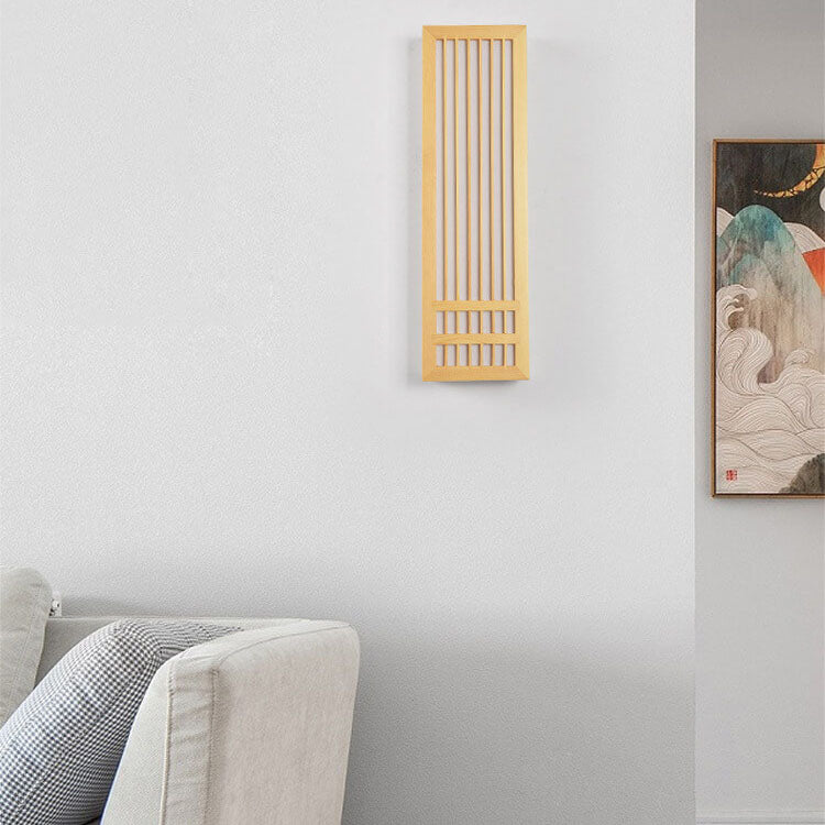 ShizuLight | Japanische LED-Wandleuchte aus Holz Decorique.de