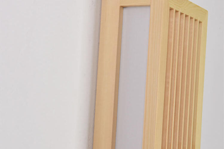 ShizuLight | Japanische LED-Wandleuchte aus Holz Decorique.de
