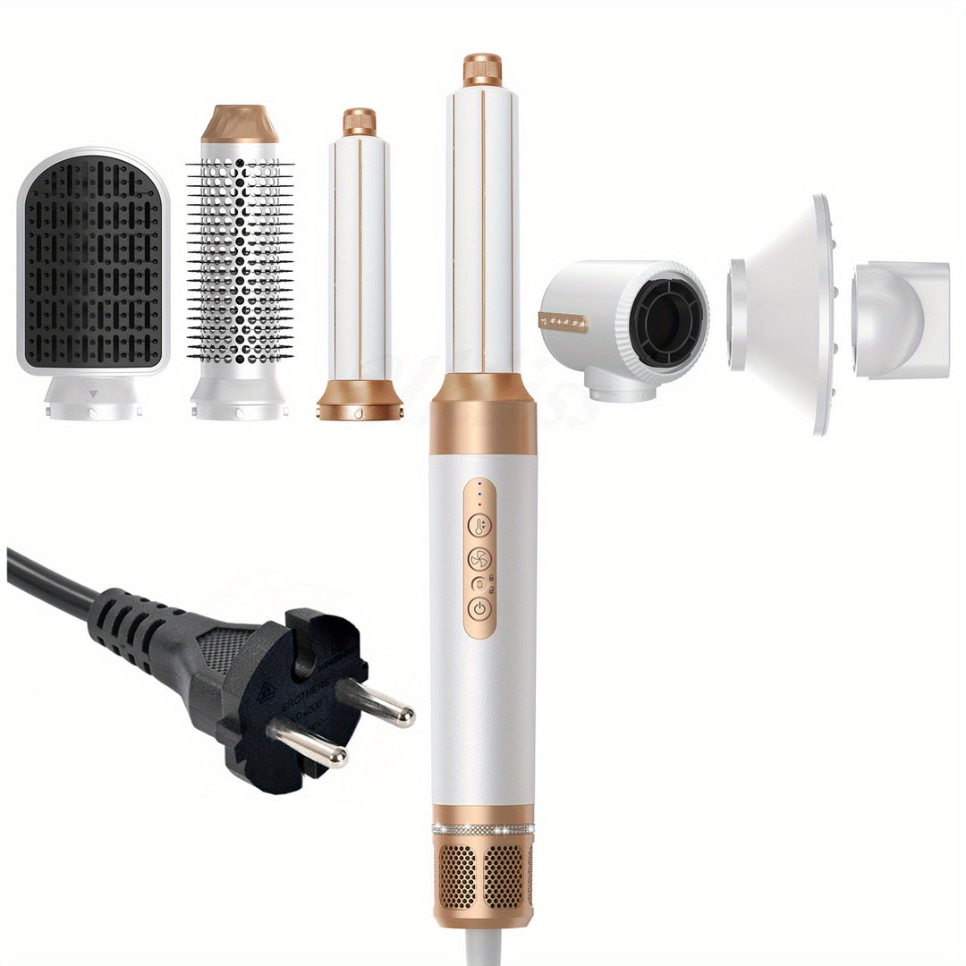 SilkBreeze | 7-in-1 Haarstyler mit Diffusor & Air Curling Wand Decorique.de
