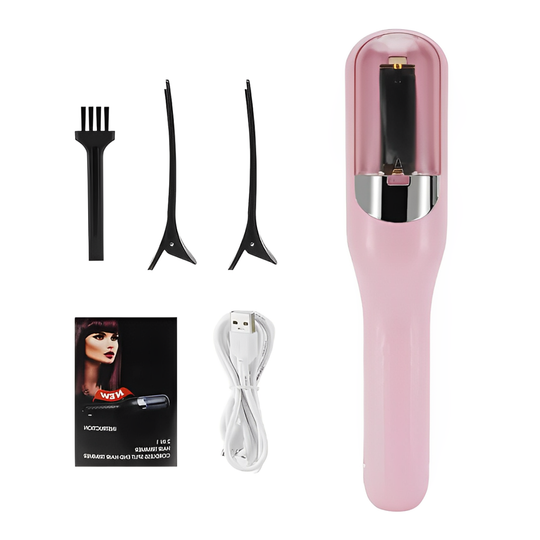 SilkEdge | Advance Split-End-Trimmer Pro für perfekte Abschlüsse Pink Decorique.de
