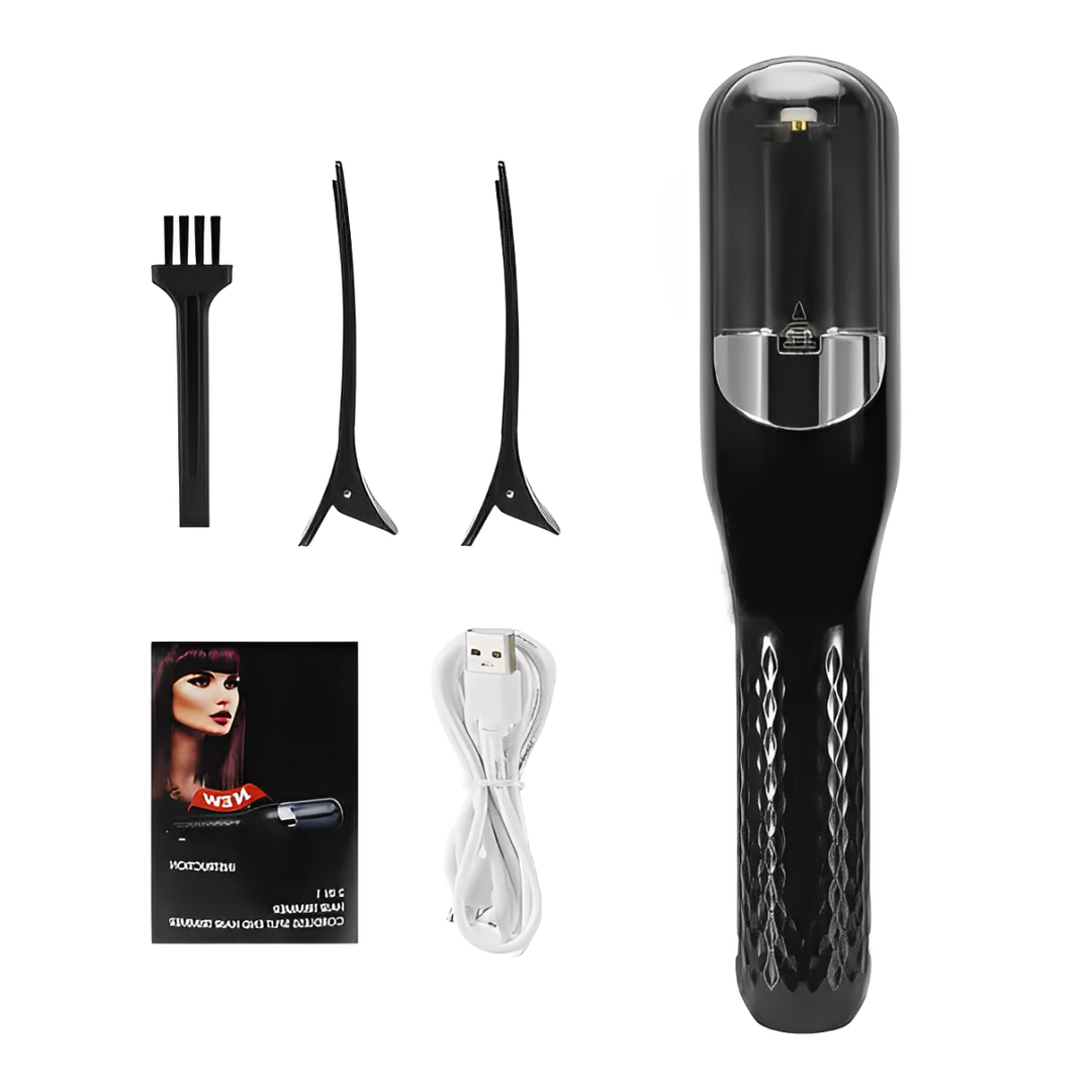 SilkEdge | Advance Split-End-Trimmer Pro für perfekte Abschlüsse Schwarz Decorique.de
