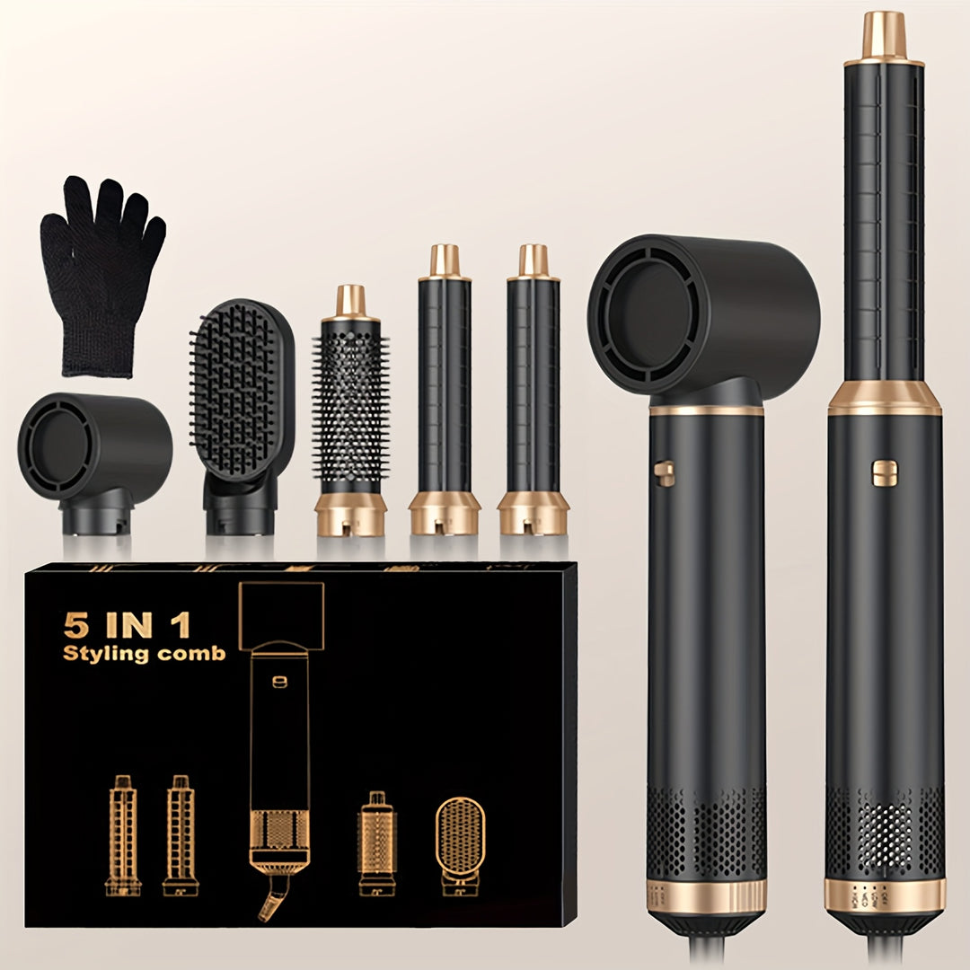 SilkForm | 5-in-1 Multifunktions-Warmluftbürste mit Auto-Off Funktion Decorique.de