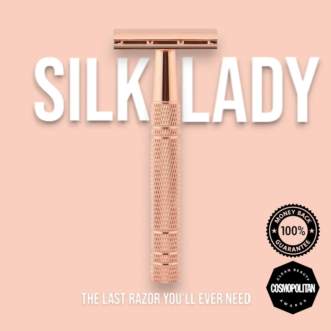 SilkLady | Premium Rasiermesser mit Basis Bronze Rasierer + Basis (Nur noch 10 Verfügbar) Decorique.de