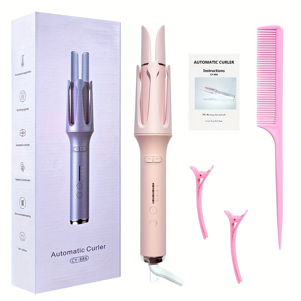 SilkWave | Automatischer Lockenstab in Rosa mit Smart Timer & Sensor Decorique.de