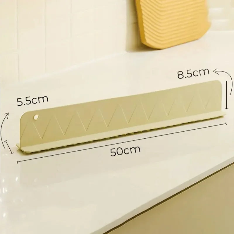 SinkSafe | Silikon Spülbecken Spritzschutz mit Saugnäpfen Beige Decorique.de