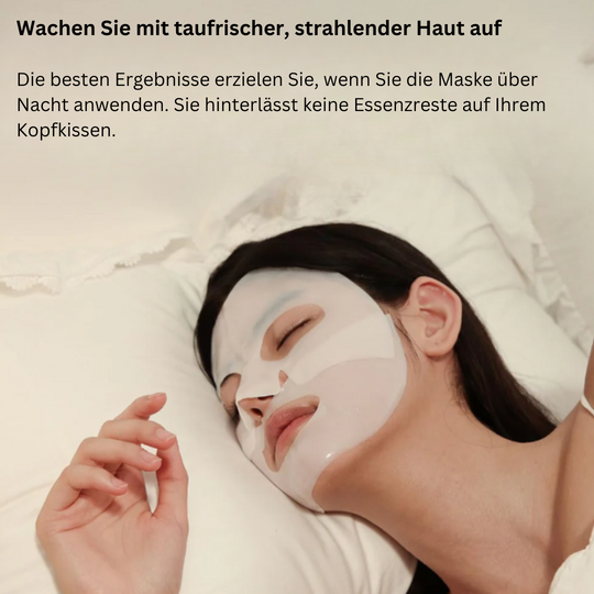 SkinGlow | Feuchtigkeitsspendende & Anti-Aging Kollagen Maske Decorique.de