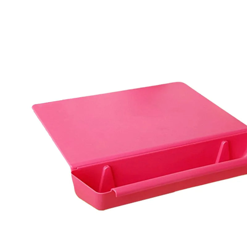 SliceBin | 2 in 1 Schneidebrett mit Behälter Rosa Decorique.de