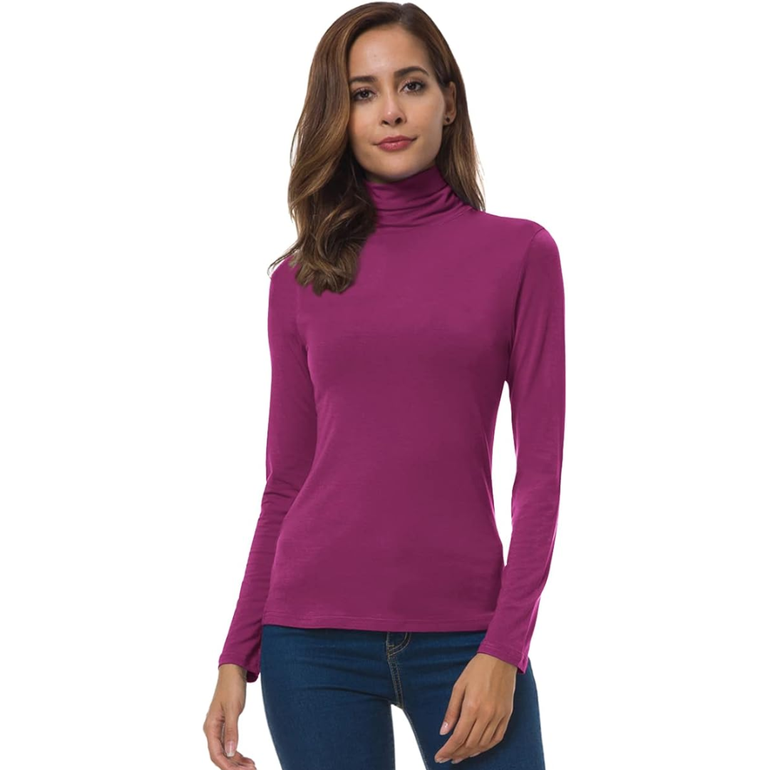 Judy | Slim Fit Rollkragenpullover – Leicht & Vielseitig