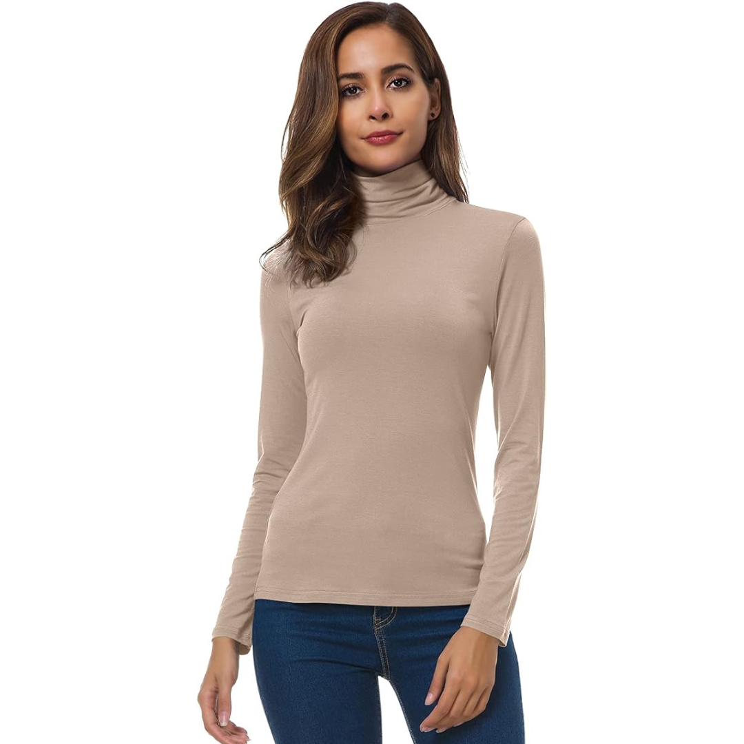 Judy | Slim Fit Rollkragenpullover – Leicht & Vielseitig