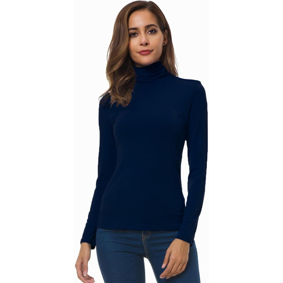 Judy | Slim Fit Rollkragenpullover – Leicht & Vielseitig