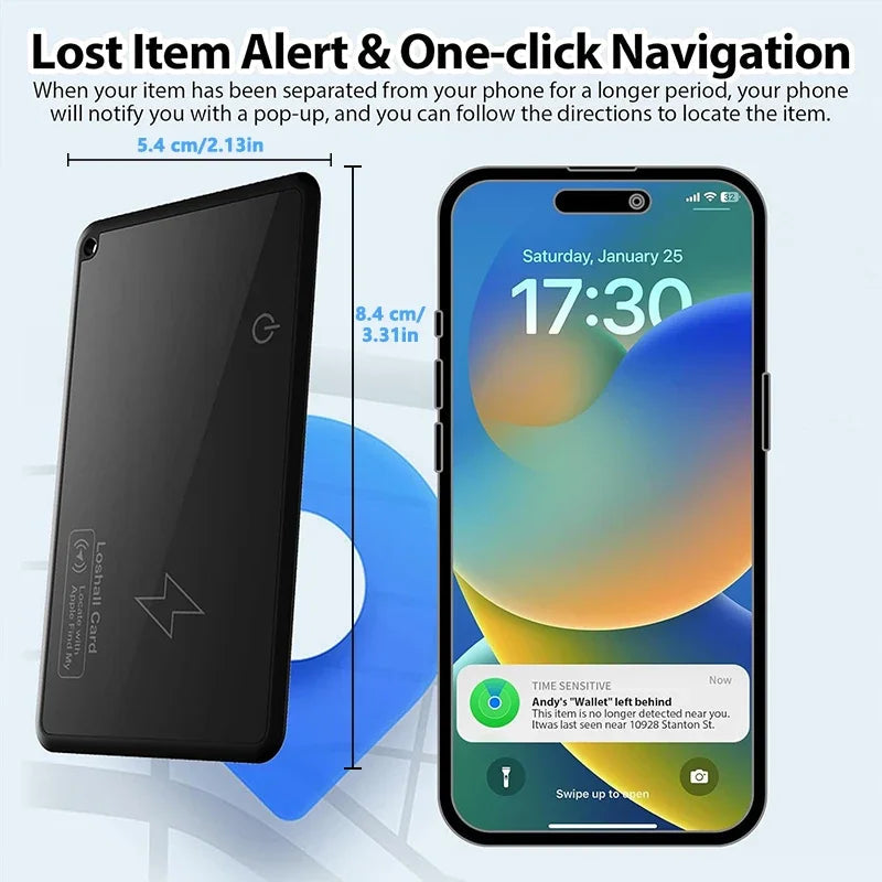 SlimFind | Ultradünner Apple Tracker mit Wireless Charging Decorique.de