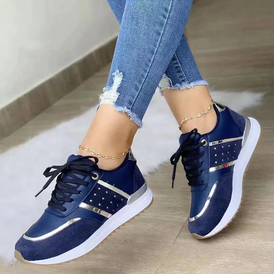 Sloane | Orthopädische Leichte Wanderschuhe | Damen Blau Decorique.de