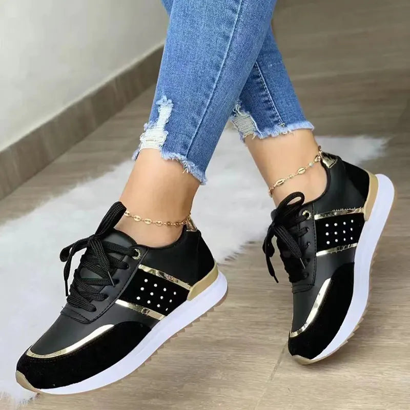 Sloane | Orthopädische Leichte Wanderschuhe | Damen Schwarz Decorique.de