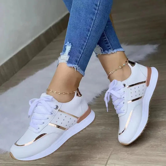 Sloane | Orthopädische Leichte Wanderschuhe | Damen Weiß Decorique.de