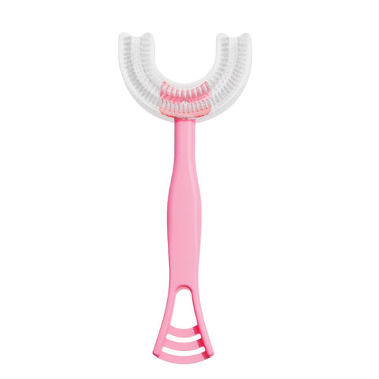 SmileBrush | Effiziente U-förmige Kinderzahnbürste B Rosa Decorique.de