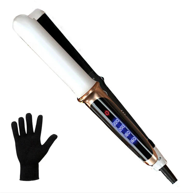 SmoothCurl | Professioneller Doppelzweck-Haarglätter Weiß Decorique.de