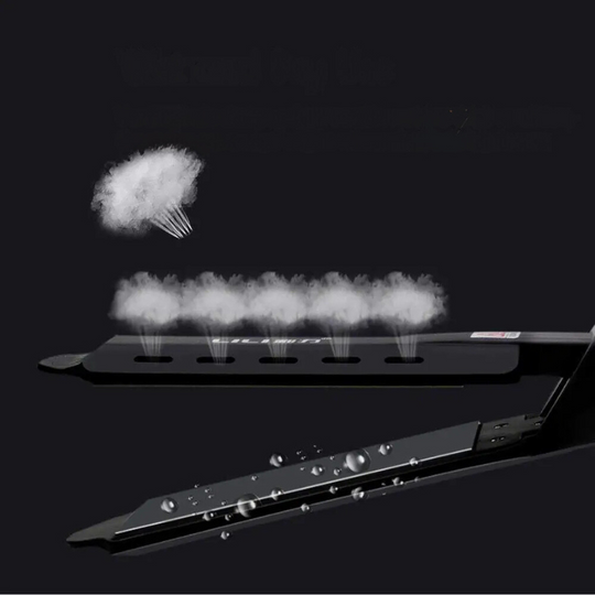 SmoothHeat | Verstellbares Heizelement Doppelte Haarstyling-Gerät für müheloses Locken und Glätten Decorique.de