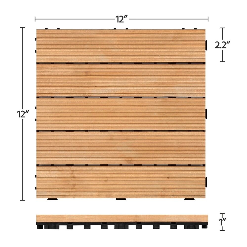 SnapDeck | Verbundene Holzfliesen für Innen & Außen Decorique.de