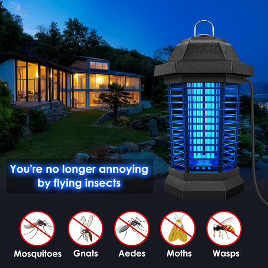 BuzzKill | Elektrische Mückenlampe mit 3500V Netzschutz
