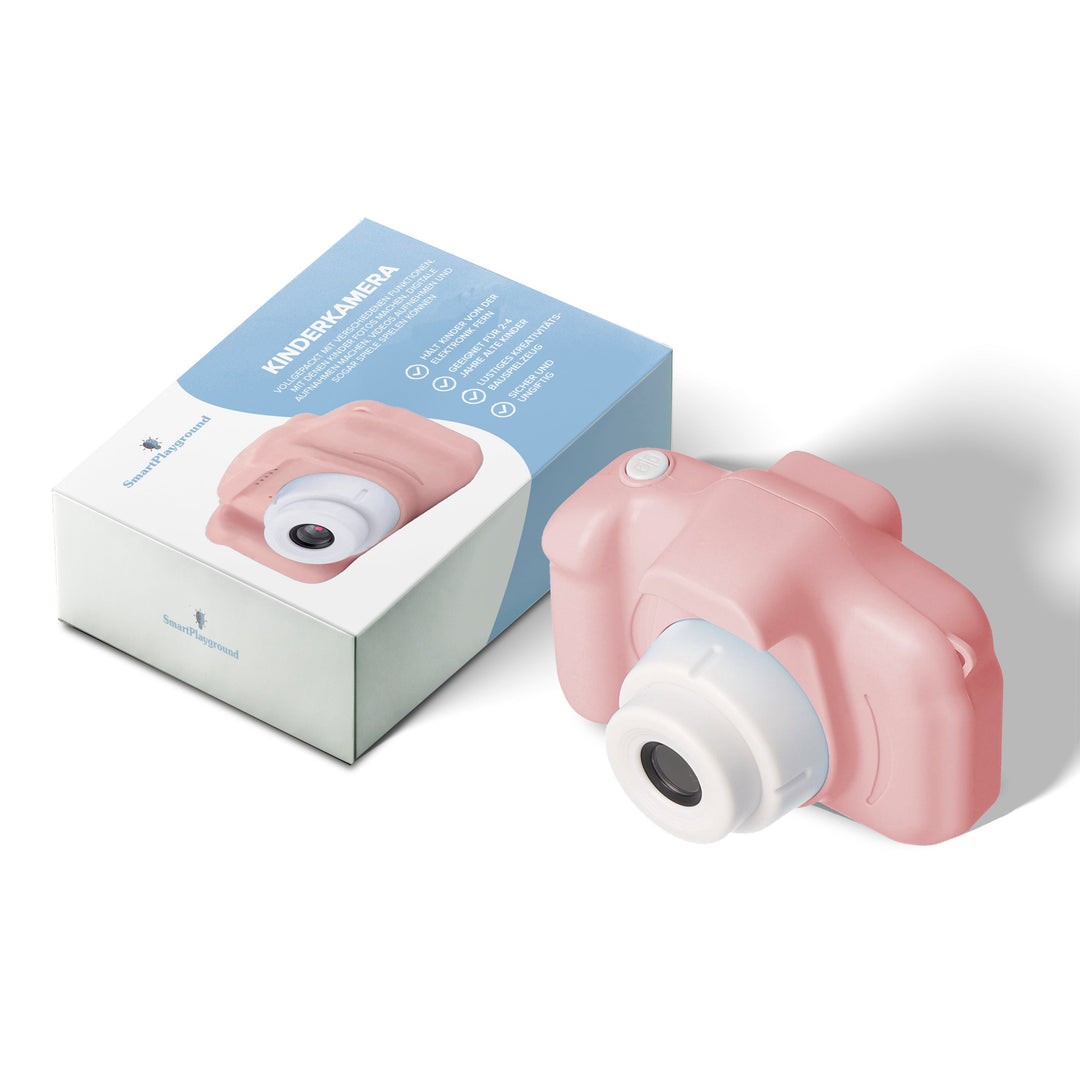 SnapPixer | Kreative Kinderkamera für kleine Entdecker Hellrosa Decorique.de