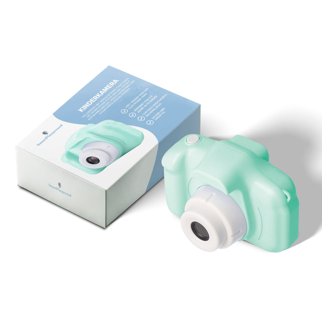 SnapPixer | Kreative Kinderkamera für kleine Entdecker Mintgrün Decorique.de