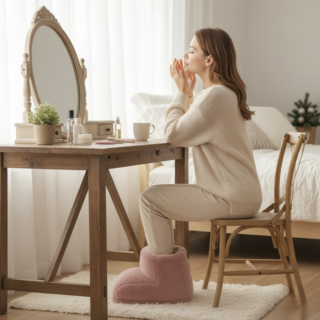 SnoozeFeet | Drahtloser Elektrischer Fußwärmer mit 3 Heizstufen Decorique.de