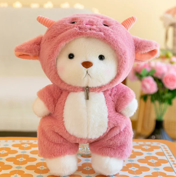SnugBear | Kuscheliger Plüschbär für Geborgenheit Stil 7 Decorique.de