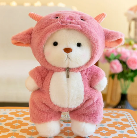SnugBear | Kuscheliger Plüschbär für Geborgenheit Stil 7 Decorique.de