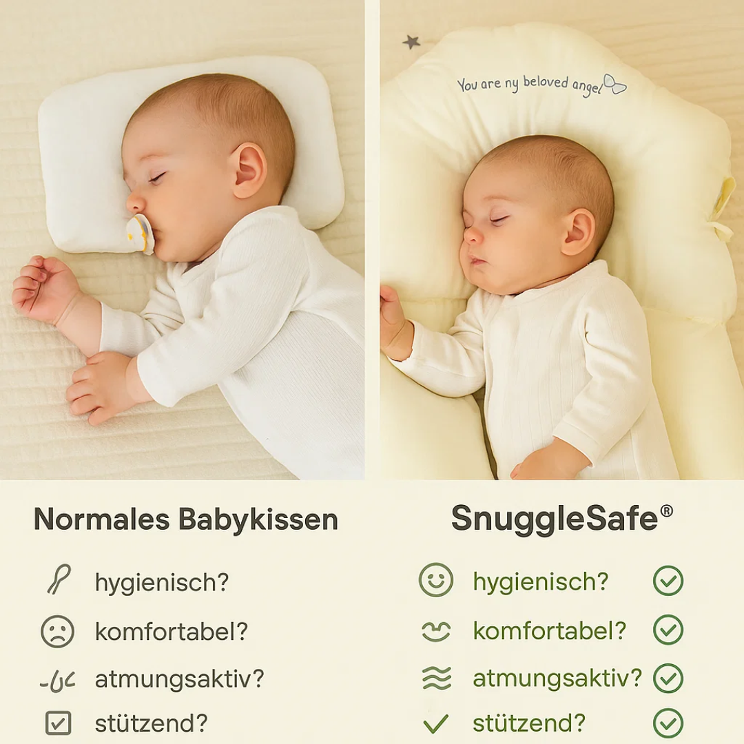 SnuggleSafe | Antibakterielles Baby-Kuschelkissen für sicheres Schlafen Decorique.de