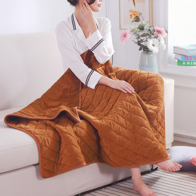 SnugGlow | USB-Heizdecke – 3 Heizstufen & automatische Abschaltung Braun Decorique.de